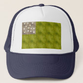 De vlag van Retro Vermont Trucker Pet (Voorkant)