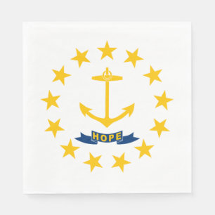 De vlag van Rhode Island Servet