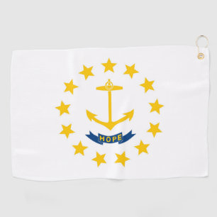 De vlag van Rhode Island, Verenigde Staten van Ame Golfhanddoek