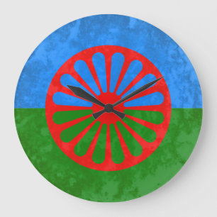 De vlag van Romani Grote Klok
