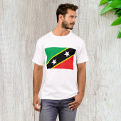 De vlag van Saint Kitts en Nevis T-shirt