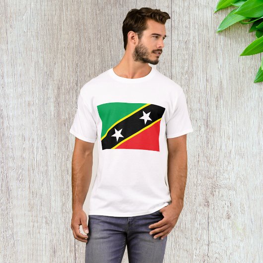 De vlag van Saint Kitts en Nevis T-shirt