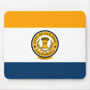 De vlag van San José (Californië) Muismat