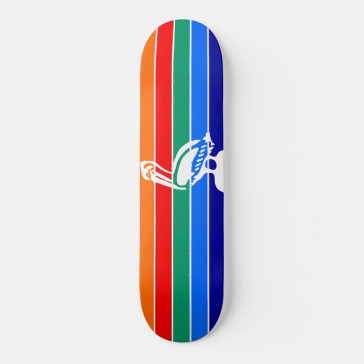De vlag van Sint-Petersburg (Florida) Skateboard (Voorkant)