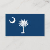 De vlag van South Carolina Visitekaartje (Voorkant)