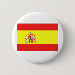 De Vlag van Spanje Ronde Button 5,7 Cm