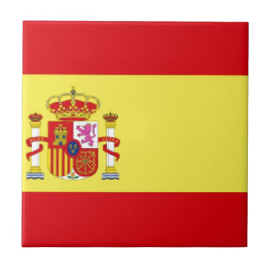 De Vlag van Spanje Tegeltje