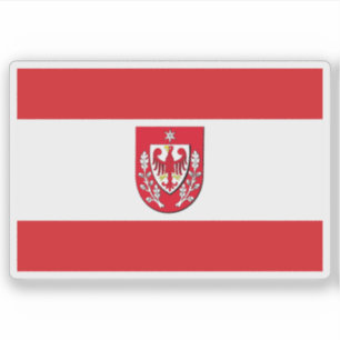 De vlag van Teltow Sticker