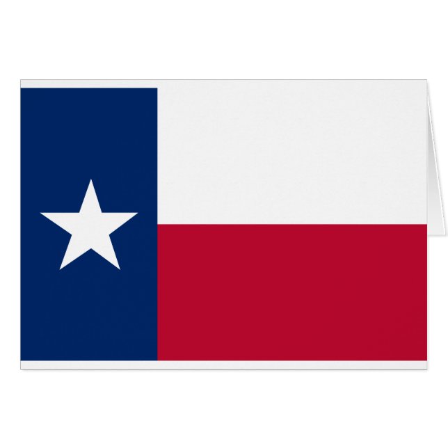 De vlag van Texas (Voorkant Horizontaal)