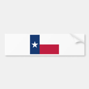 De vlag van Texas Bumpersticker