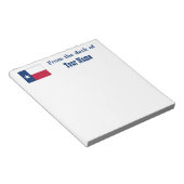 De vlag van Texas Notitieblok (Schuin)