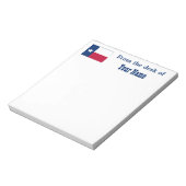 De vlag van Texas Notitieblok (Gedraaid)