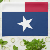 De vlag van Texas Theedoek (Gevouwen)