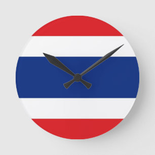 De Vlag van Thailand Ronde Klok