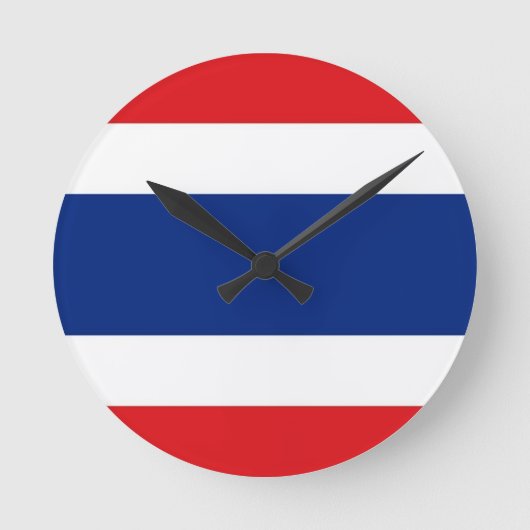 De Vlag van Thailand Ronde Klok (Voorkant)