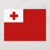 De vlag van Tonga Briefkaart (Voorkant)