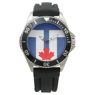 De vlag van Toronto (Canada) Horloge
