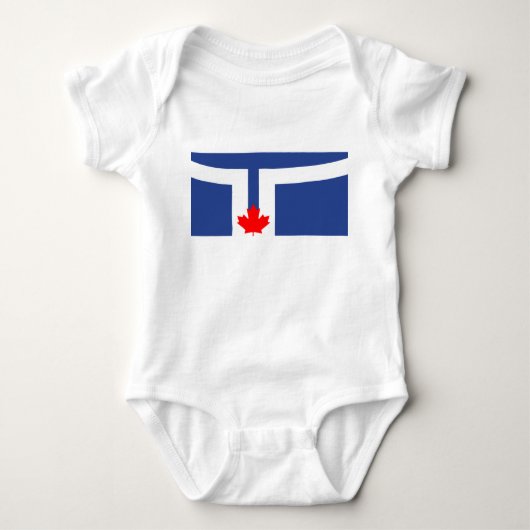 De vlag van Toronto (Canada) Romper (Voorkant)