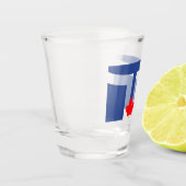 De vlag van Toronto (Canada) Shot Glas (Links)