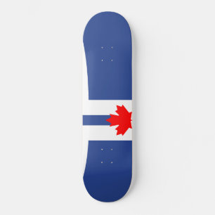 De vlag van Toronto (Canada) Skateboard
