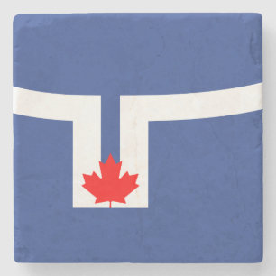De vlag van Toronto (Canada) Stenen Onderzetter