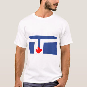 De vlag van Toronto (Canada) T-shirt