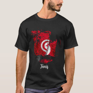 de vlag van Tunis T-shirt
