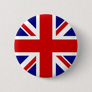 De vlag van Union Jack Ronde Button 5,7 Cm