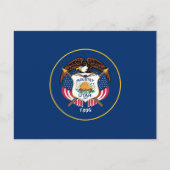 De vlag van Utah Briefkaart (Voorkant)