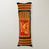 De vlag van Venetië, Italië Lichaamskussen (Voorkant Verticaal)