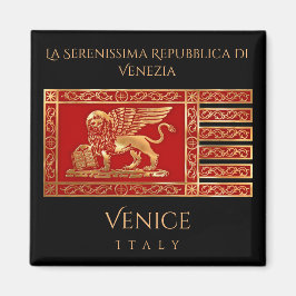 De vlag van Venetië, Italië Magneet