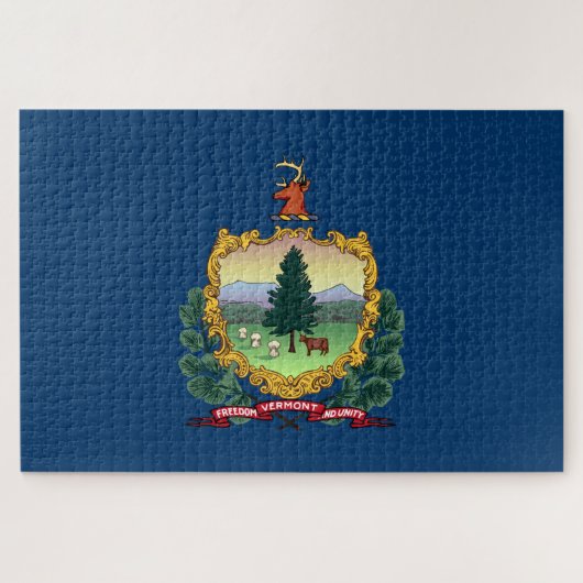 De vlag van Vermont Legpuzzel (Horizontaal)
