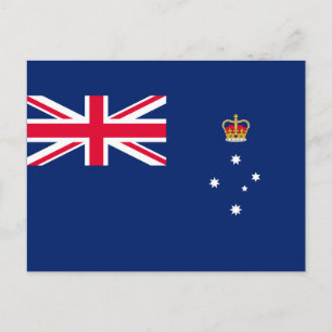 De vlag van Victoria (Australië) Briefkaart