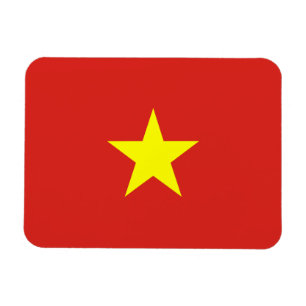 De Vlag van Vietnam Magneet