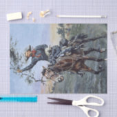 "De vlag van vrede" door Frederic Remington Tissuepapier (Craft)