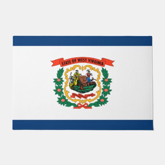 De vlag van West Virginia Deurmat (Voorkant)