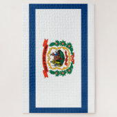 De vlag van West Virginia Legpuzzel (Verticaal)
