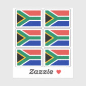 De vlag van Zuid-Afrika - een collectie Sticker (Vel)
