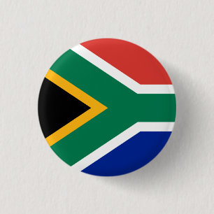 De Vlag van Zuid-Afrika Ronde Button 3,2 Cm
