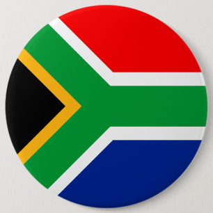 De Vlag van Zuid-Afrika Ronde Button 6,0 Cm