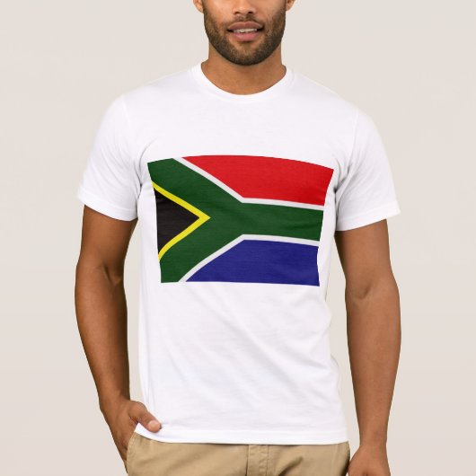 De vlag van Zuid-Afrika T-shirt (Voorkant)