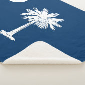 De vlag van Zuid-Carolina Sherpa Deken (3/4)