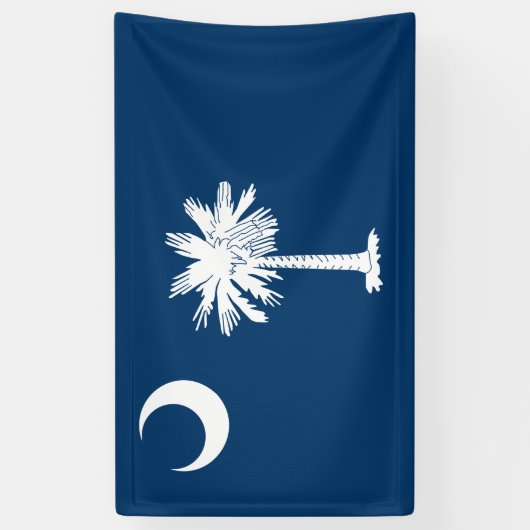 De vlag van Zuid-Carolina Spandoek (Verticaal)
