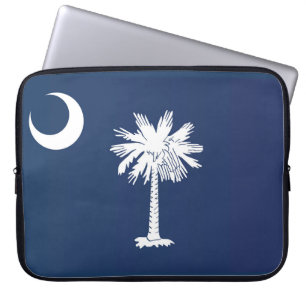 De vlag van Zuid-Carolina, Verenigde Staten van Am Laptop Sleeve