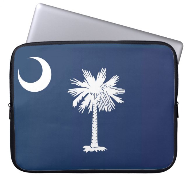 De vlag van Zuid-Carolina, VS Laptop Sleeve (Voorkant)