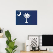 De vlag van Zuid-Carolina, VS Poster (Thuiskantoor)