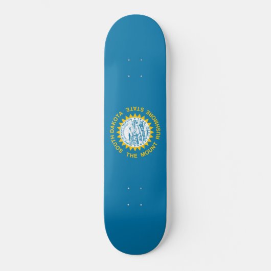 De vlag van Zuid-Dakota Skateboard (Voorkant)