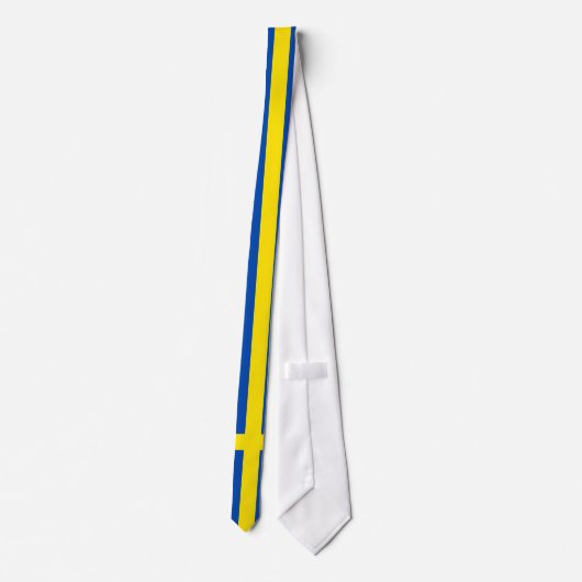 De vlag van Zweden Stropdas (Achterkant)