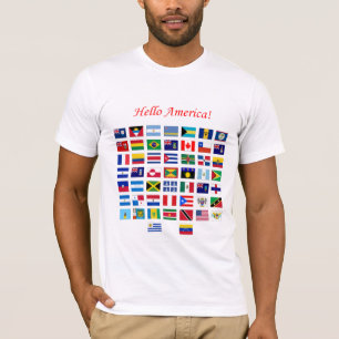 De Vlaggen van Amerika T-shirt