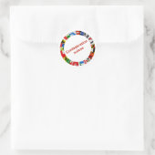 De vlaggen van de kantons van Zwitserland, Frans Ronde Sticker (Tas)